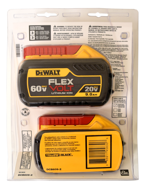 Battery Additions: DeWalt FLEXVOLT 9Ah Batteries (2 Pack) (BD09-X2) - Image 2